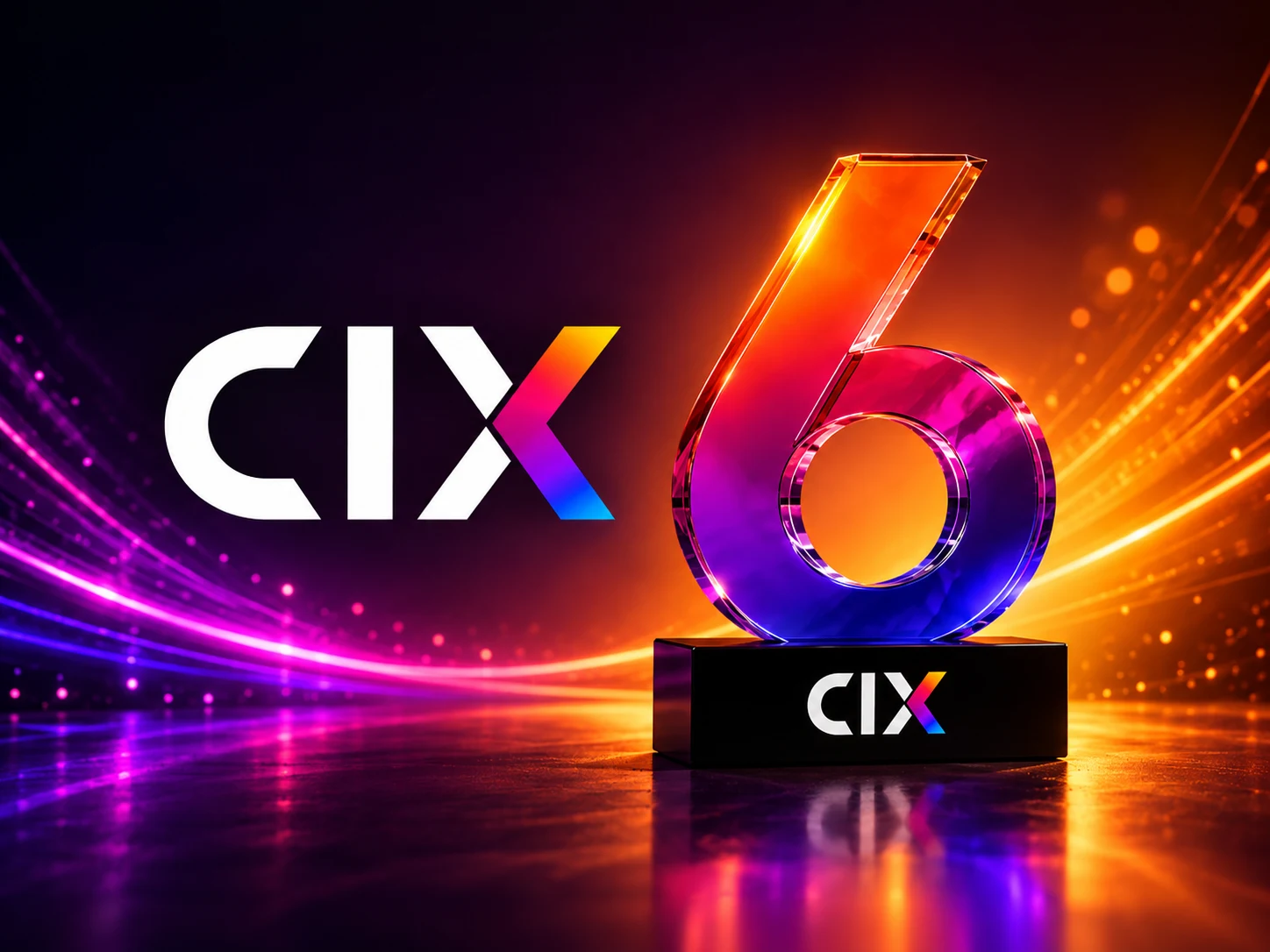 6CIX trophy and logo