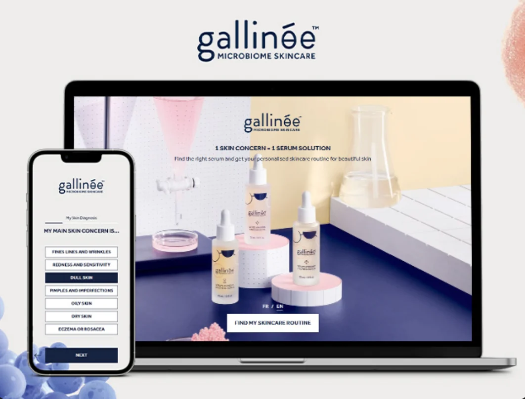 Microbiome skincare for Gallinée