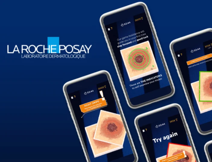 Skin check game for La Roche-Posay