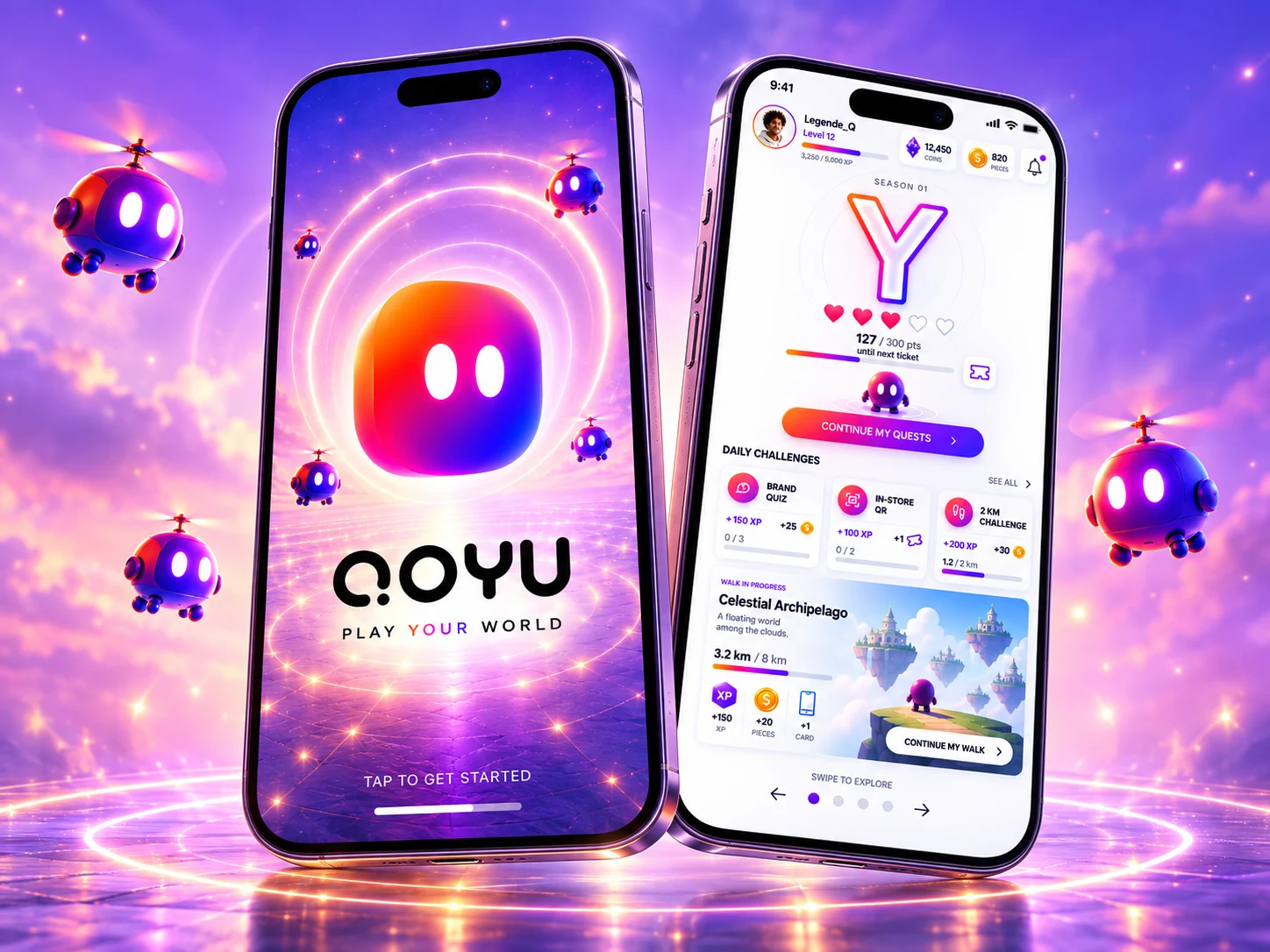 QOYU app, Play your world